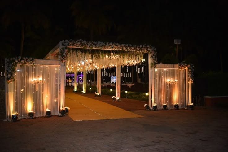 Sangeet Night Stage Lights Hindu Wedding Kanpur
